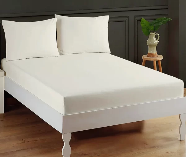natural fitted sheet