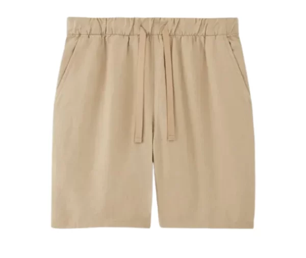 Men's Linen Blend Easy-Fit Shorts (Sand)