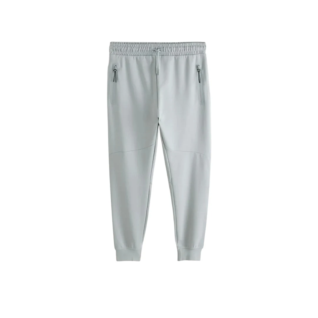 Men's Cuffed Jogger Pants (Light Grey)