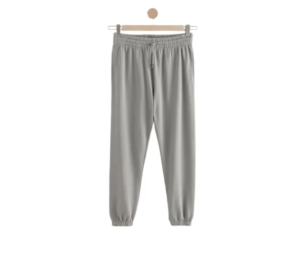 Men's Pale Cuffed Joggers (Light Grey)