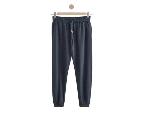 Men's Pale Open-Hem Joggers (Navy Blue)