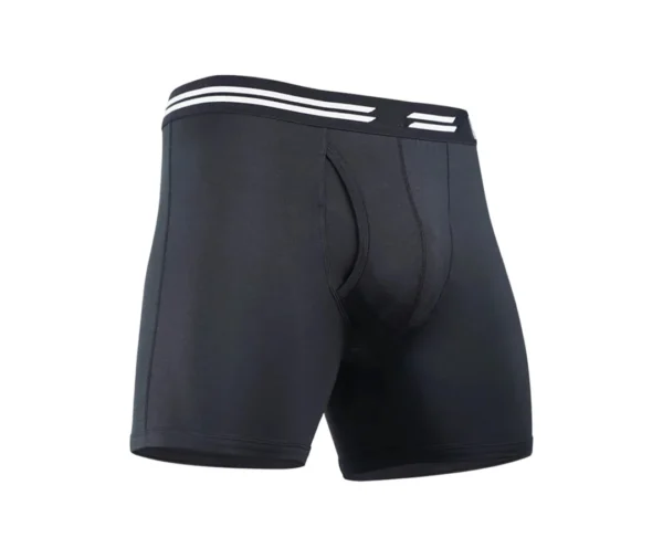 Men's Support Pouch Boxer Brief (Black)