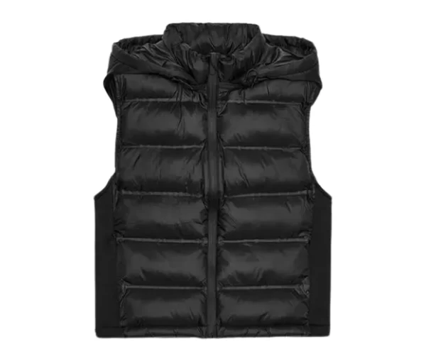 Women's Black Hooded Puffer Jacket