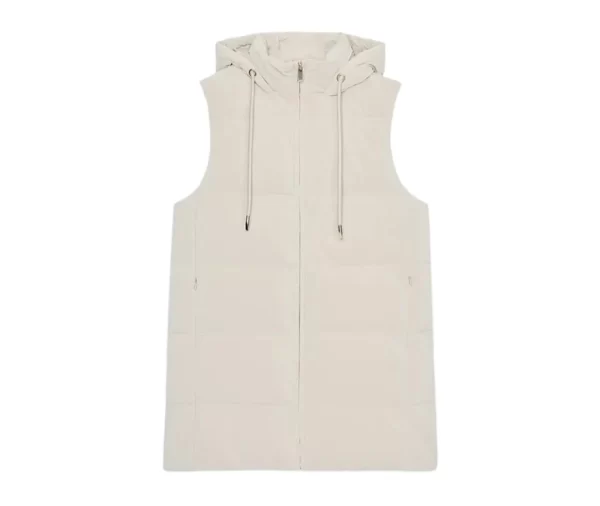 Women's Black Long Hooded Puffer Jacket