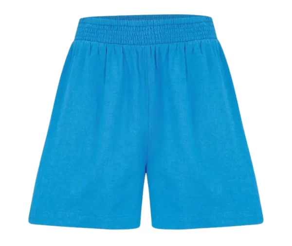 Women’s Bright Blue Bree High Waist Shorts