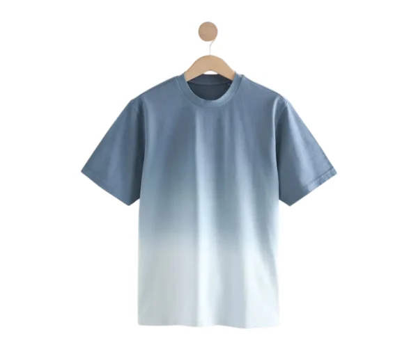 Men’s Dip Dye T-Shirt (Blue and White)