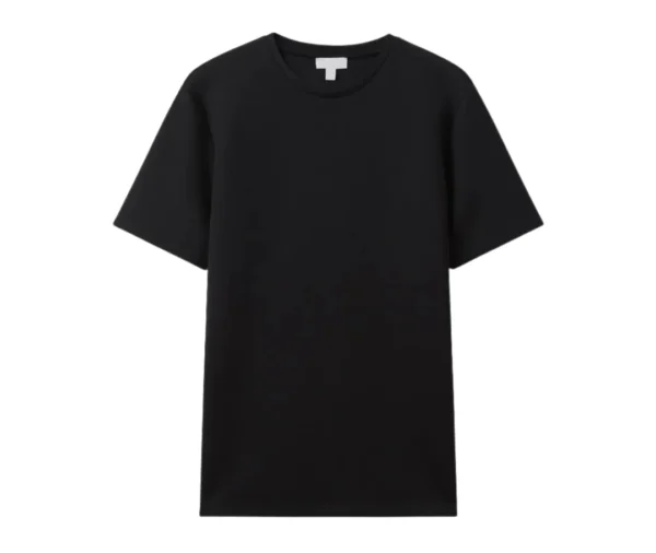 Men’s Interlock Crew Neck T-Shirt (Black)