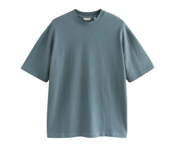 Men’s Oversized Heavyweight T-Shirt (Muted Blue)