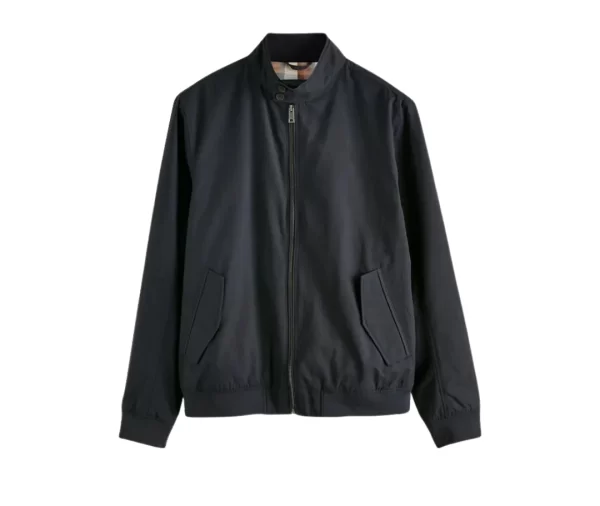 Packable Weather-Ready Zip Jacket (Navy Blue)