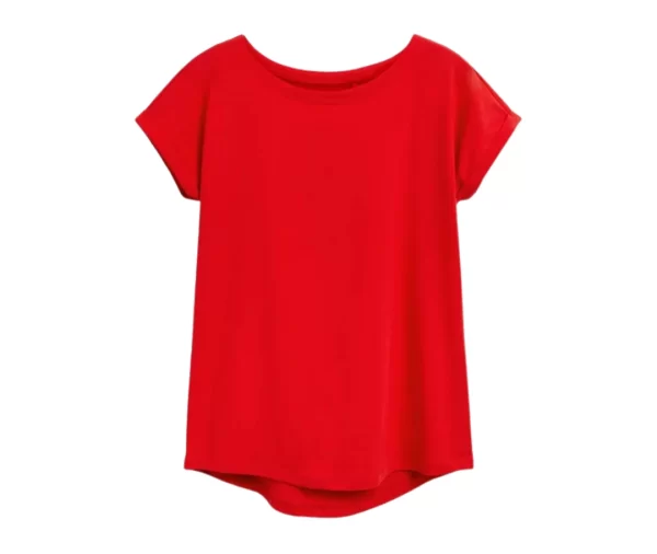 Women’s Cap Sleeve Tee (Red)