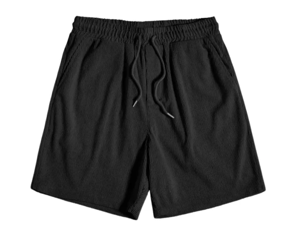 Men’s Relaxed Fit Lounge Shorts (Black)