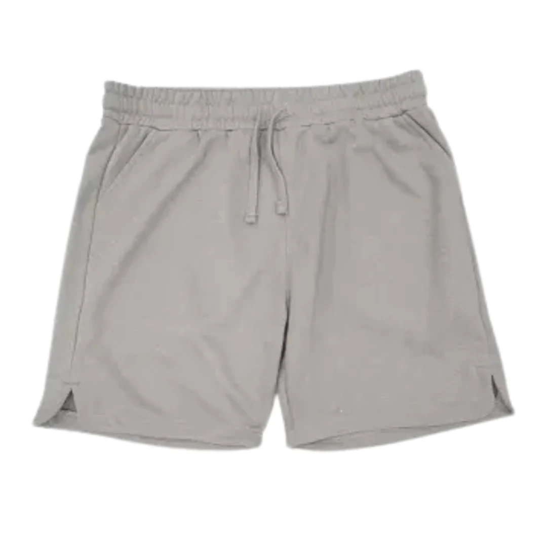 Soft Terry Nicker Shorts (Light Grey)
