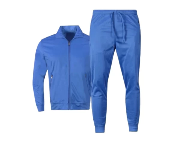Men's Classic Solid Jogger Tracksuit (Royal Blue)