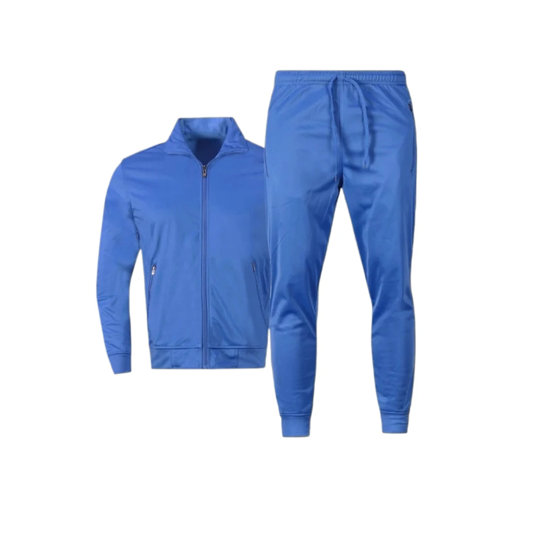 Men's Classic Solid Jogger Tracksuit (Royal Blue)
