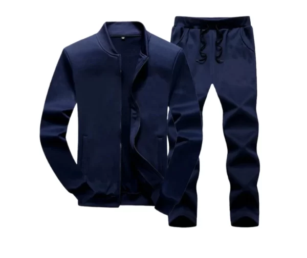 Men's Full-Zip Active Tracksuit (Grey)