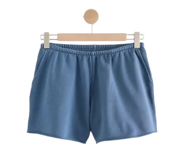 Women’s Denim Blue Jersey Shorts