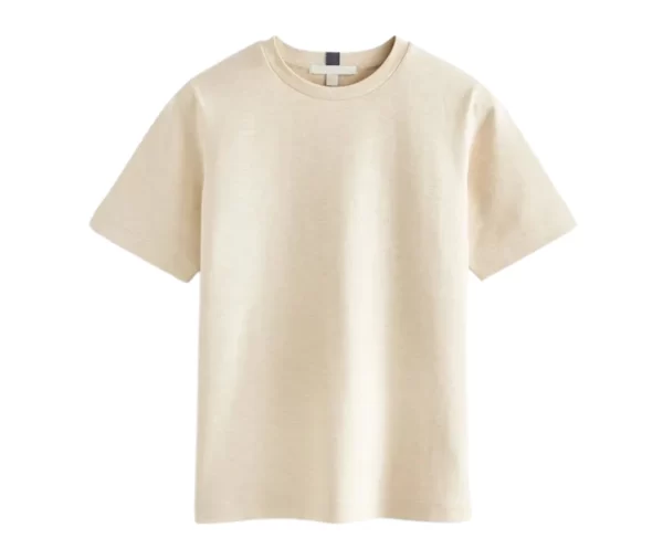 Women’s Heavyweight Crew Neck T-Shirt (Cream)