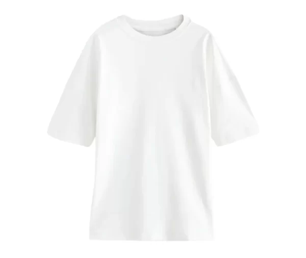 Women’s Heavyweight Longline T-Shirt (White)