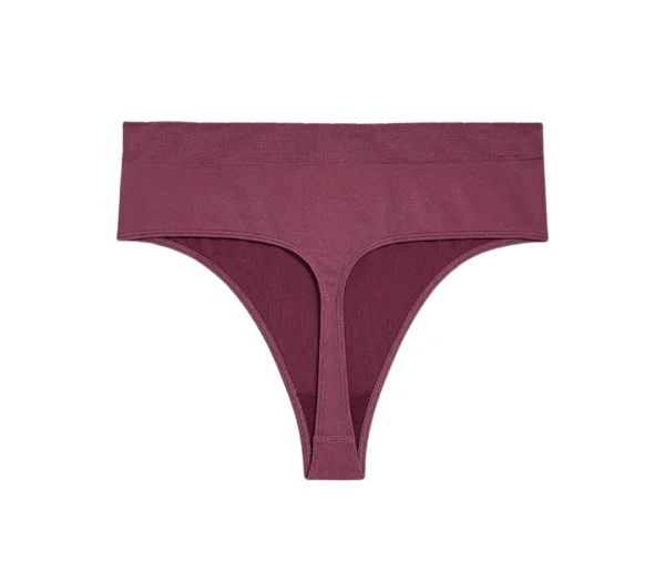 Plain Microfiber G-String (Maroon)