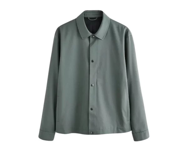 Lightweight Streetwear Coach Jacket (Light Green)