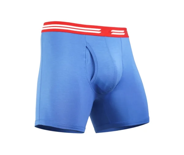 Men's Support Pouch Boxer Brief (Blue)