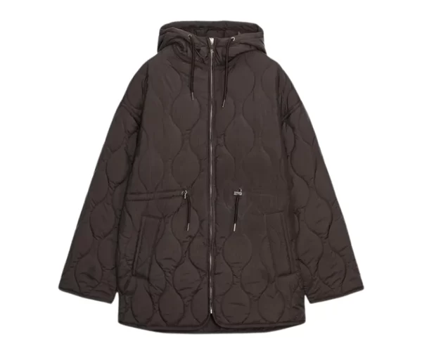 Women's Water-repellent Brown Quilted jacket