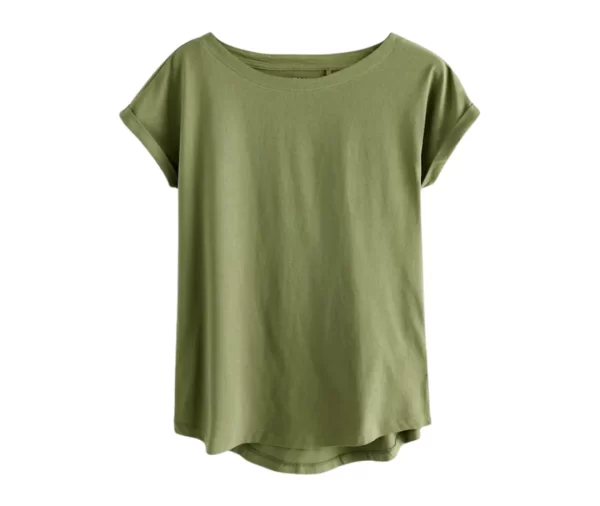 Women’s Cap Sleeve Tee (Olive Green)