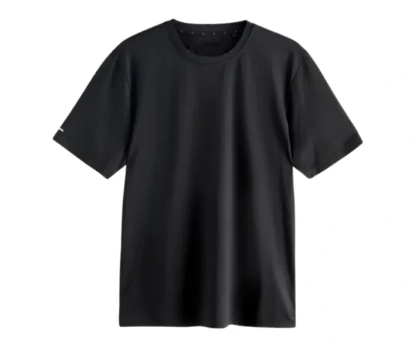 Men’s Textured Training T-Shirt (Black)