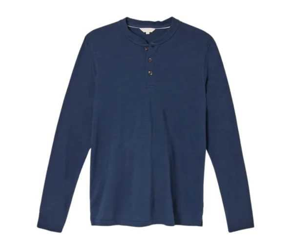 Men’s Long Sleeve T-Shirt (Navy Blue)
