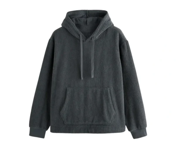 Men’s Borg Hoodie (Charcoal)