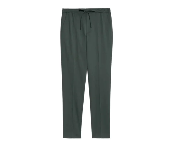 Men's Casual Tapered Pants (Dark Green)