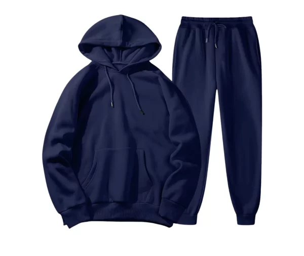 Men's Hooded Tracksuit (Navy Blue)