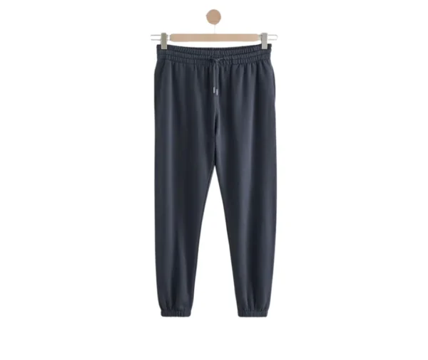 Men's Pale Cuffed Joggers (Navy Blue)