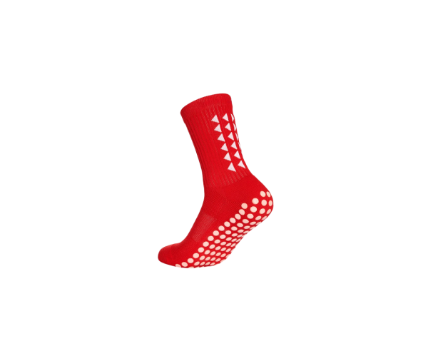 Grip Socks MidCalf Length - Red