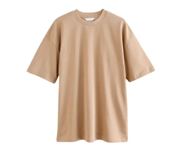 Men’s Oversized Heavyweight T-Shirt (Beige)