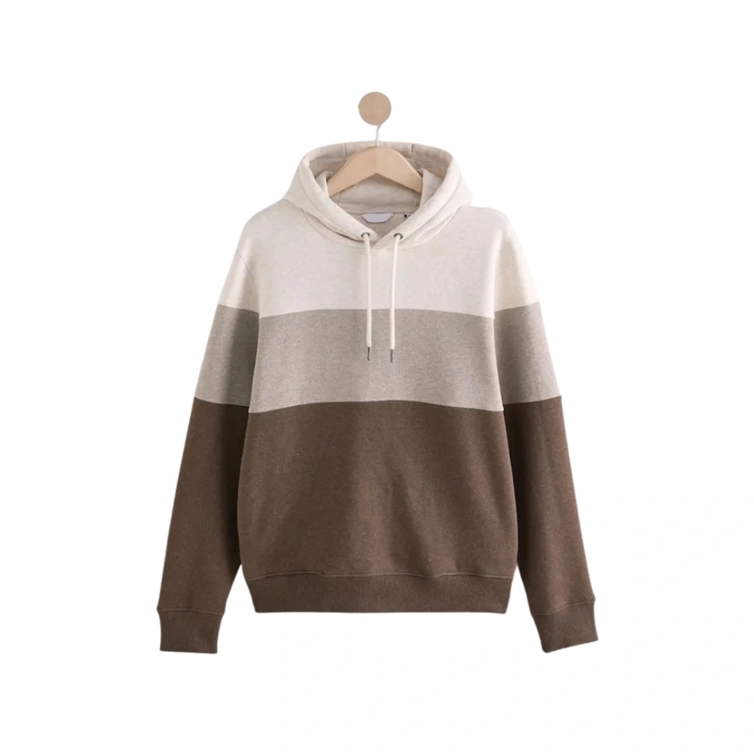 Men’s Colorful Overhead Hoodie (Brown)