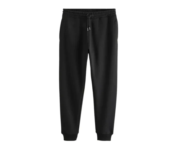 Men's Slim Fit Jersey Joggers (Black)