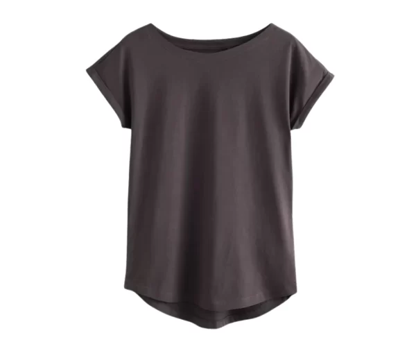 Women’s Cap Sleeve Tee (Charcoal)