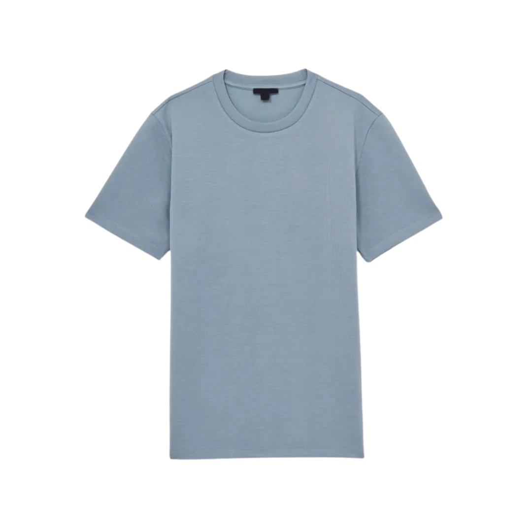 Men’s Interlock Crew Neck T-Shirt (Light Blue)