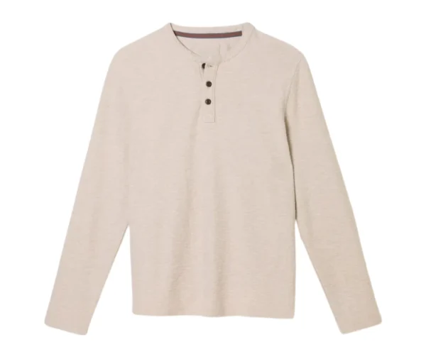 Men’s Long Sleeve T-Shirt (Light Beige)