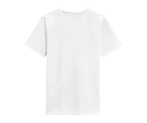 Men’s Regular Fit V-Neck T-Shirt (White)