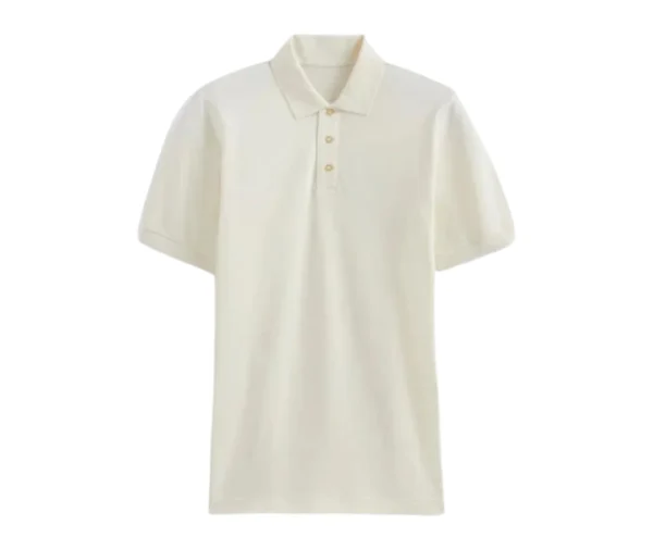 Men’s Polo T-Shirt (Cream)