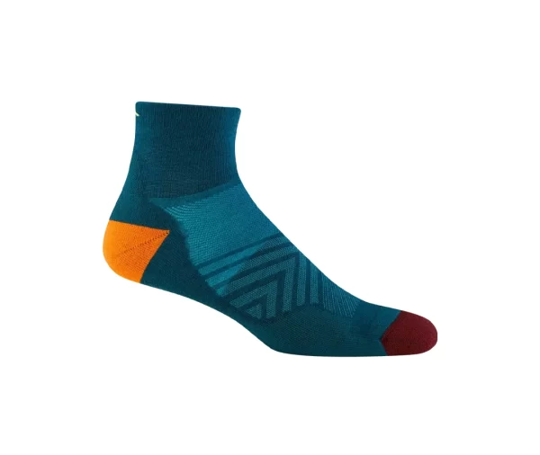 Men's Run Quarter Cushioned Ultra-Lightweight Running Socks