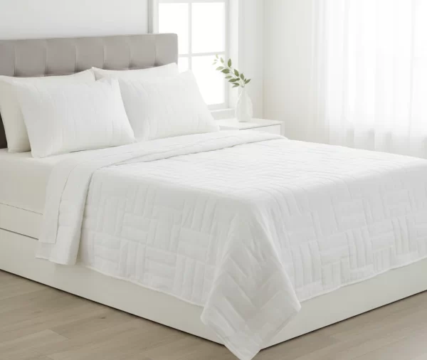 Modern Block Plain Quilt