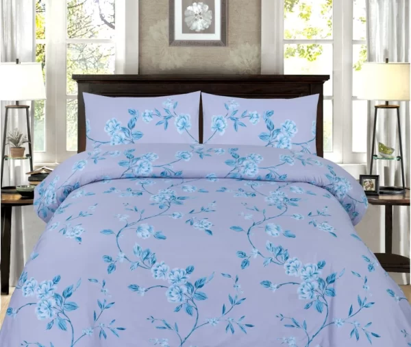 Lavender Floral Printed Duvet