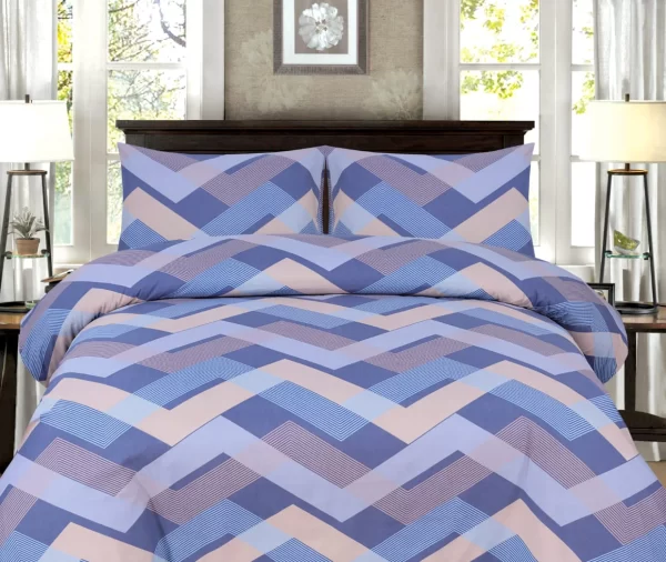 Striped Chevron Printed Duvet