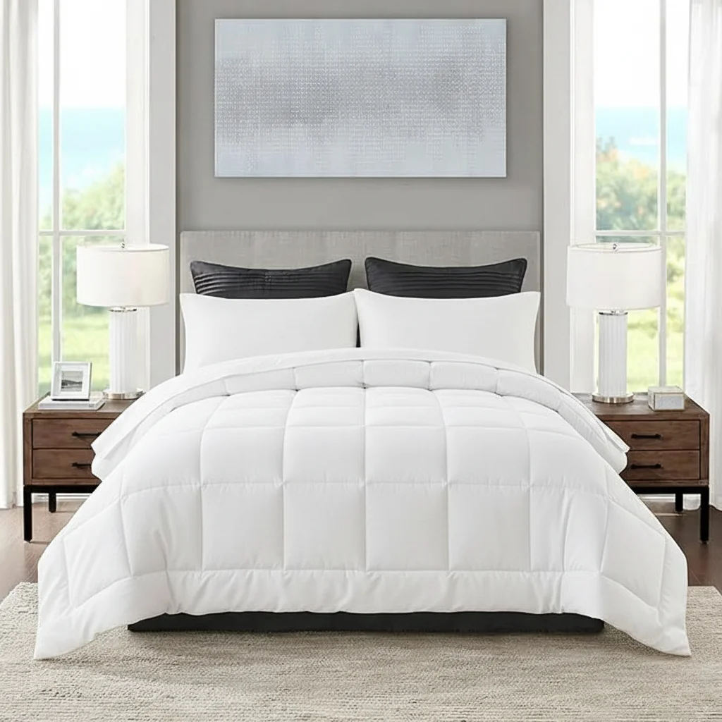 solid color comforter sets ( white comforter set )