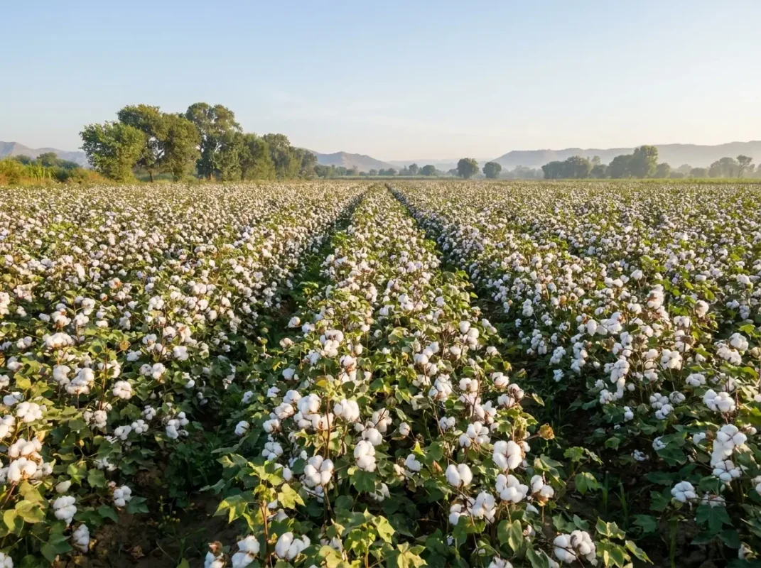 High quality cotton production in Pakistan for textile manufacturing