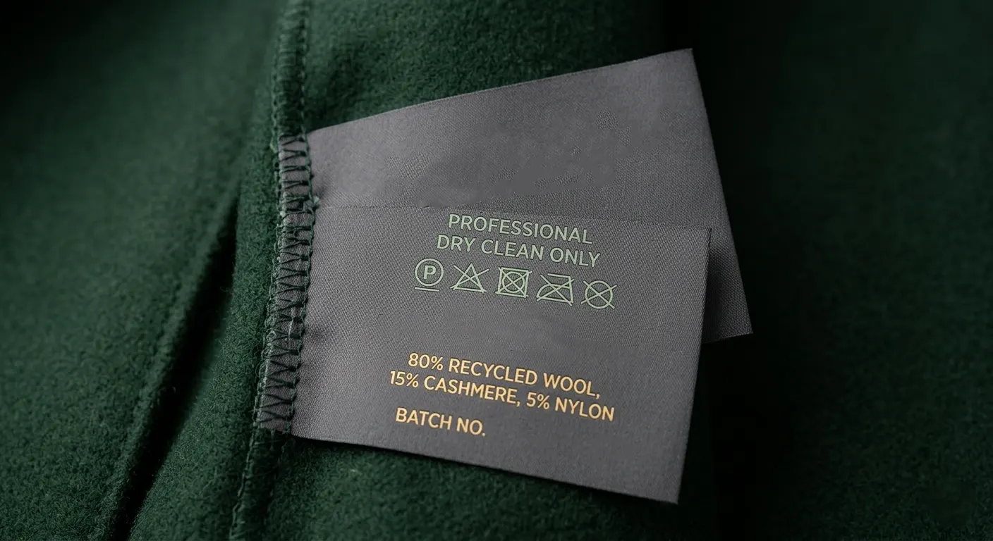 Custom care labels for private label clothing — USA FTC and Canada Consumer Textile Labelling Act compliant, Hilton Enterprises