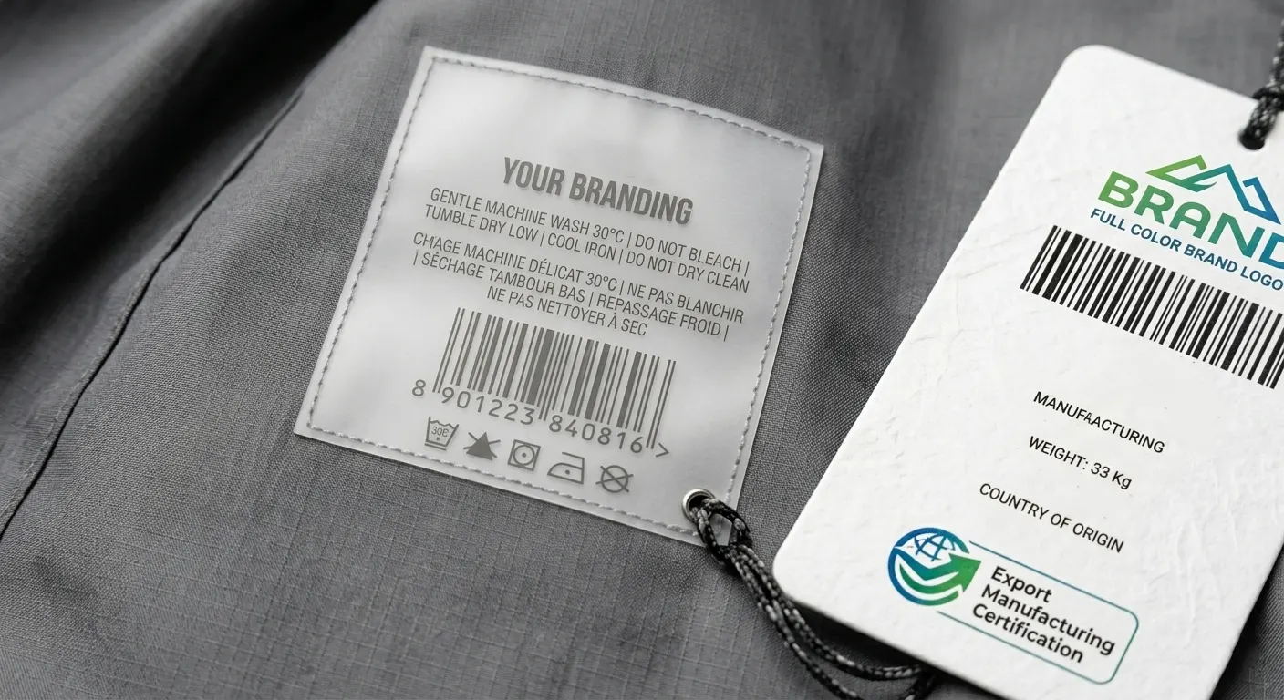Tyvek security tags with barcode and FNSKU for retail and Amazon FBA — Hilton Enterprises Pakistan